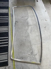 80-97 FORD OBS F150 BRONCO F250 F350 WINDSHIELD CHROME TRIM Set 5 Pcs Used M