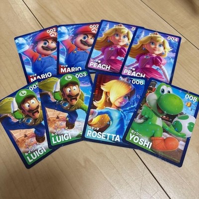 Super Mario Brothers Charakter Karten Set 8 Karten gebraucht Sammler...