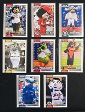 2026 Topps Celebration (8) MLB Team Mascots Mets Phillies A’s & more. NM/MINT