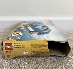 Lego Creator 3 In 1 Blue Roadster 6913, Complete Set, Ready To Rebuild!