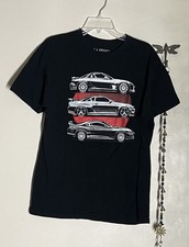Men’s Black Tuner Cult Car Graphic Tshirt Size M