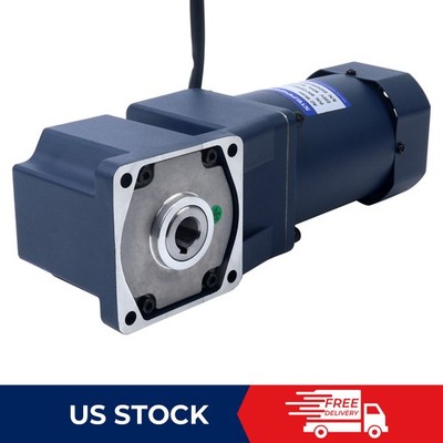 120W 110VAC 9-155RPM 878oz.in AC Variable Speed Motor Flange 3.54in w/ Gearbox