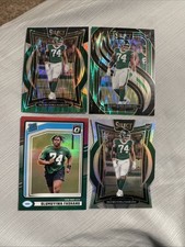 New York Jets Olumuyiwa Fashanu 2024 Panini Football Rookie Parallel Card Lot