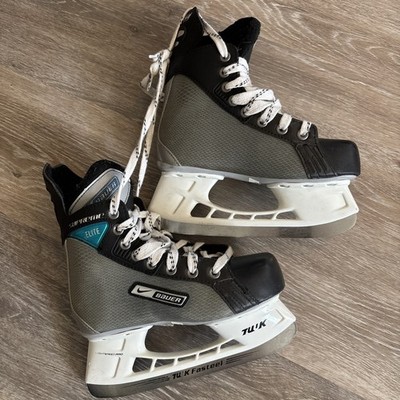 Nike Bauer Supreme Elite TUUK Lightspeed Pro Ice Skates Boys Size 1