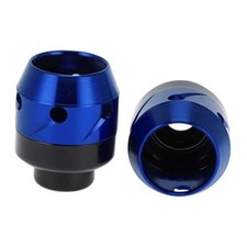 Motorcycle Front Fork Frame Sliders Falling Protection Wheel Crash Blue