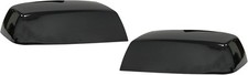 Pair Gloss Black Mirror Cap GMC Chevy Silverado Sierra 1500 2500 3500 HD 2014-18