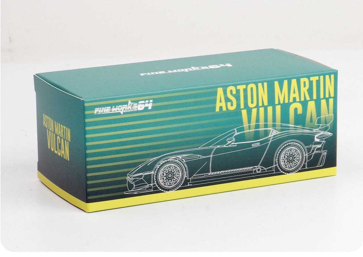 LIMITED Aston Martin Vulcan 1:64 Black Alloy Diecast Model Car w