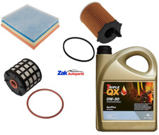 For Citroen C3 Aircross 1.6 17-19 Oil Air Fuel Filters 5L 0w30 Oil Service Kit