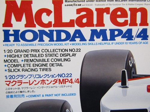 Kit Modelo Honda Tamiya Escala 1:20 McLaren MP4/4 # 20022*2200 A.Prost / A.Senna - Imagen 2 de 11