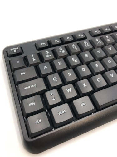 Trust Ymo Set kabellos leise AZERTY Tastatur Maus ergonomisch robust - Bild 3 von 6