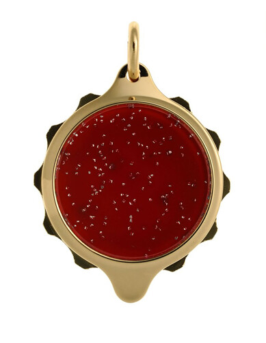 Talisman Jewelry Ciondolo Eguzkilore – Argento E Oro, Portafortuna Basco Con Catena Inclusa
