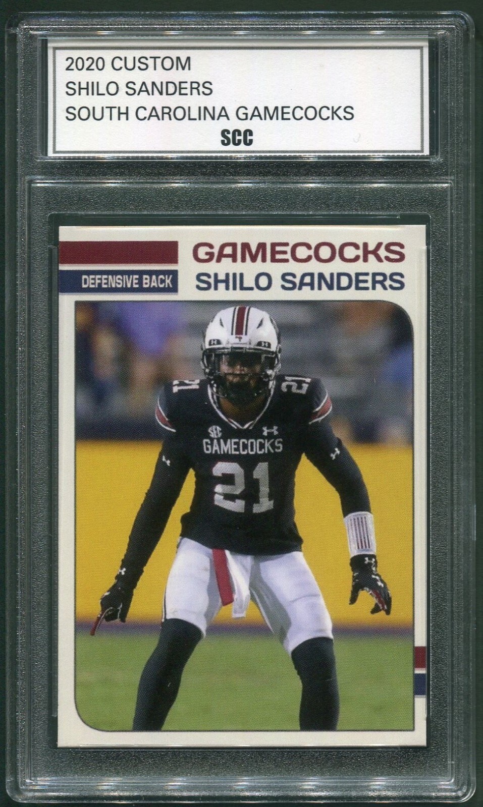 Custom 2020 Shilo Sanders South Carolina Gamecocks College Football