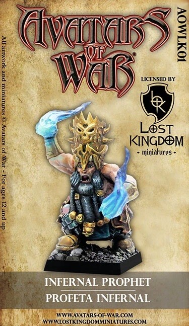Avatars of War Infernal Dwarf Prophet 28mm Fantasy Dwarves WHFB 3890₽