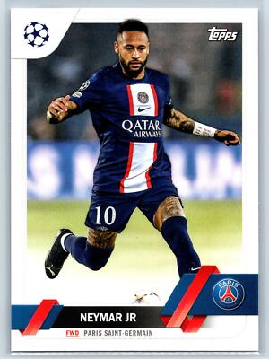 Neymar Jr 2022-23 Topps UEFA Club Competitions Paris Saint-Germain