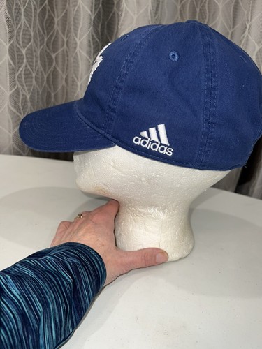 Adidas Toronto Maple Leafs Navy Blue with White embroidery Strap w Buckle Cotton - Picture 6 of 11