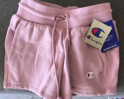 Champion Women's Shorts Reverse Weave Pink Size XS