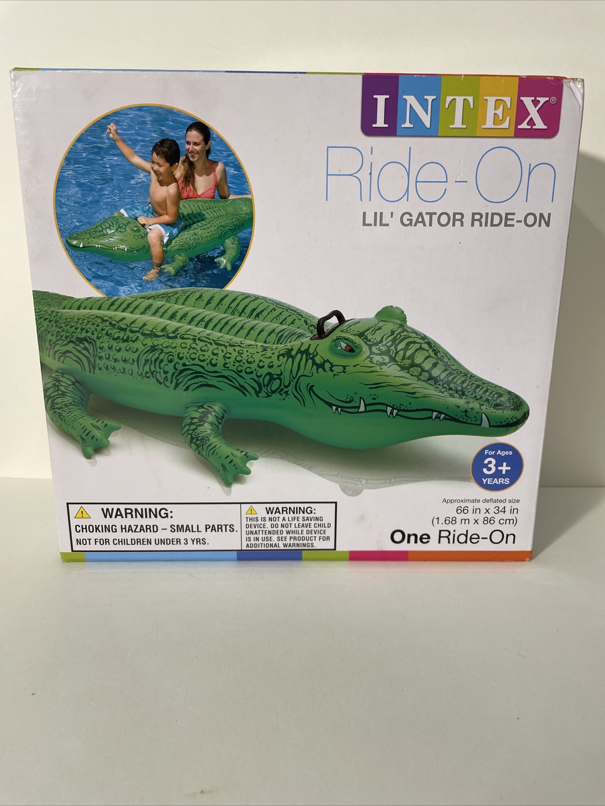 Intex Lil' Gator Ride-On Water Toy Float 58546EP  NIB