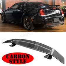 46 Carbon Fiber Style Racing Rear Trunk Spoiler Gt-style Wing For Chrysler 300s