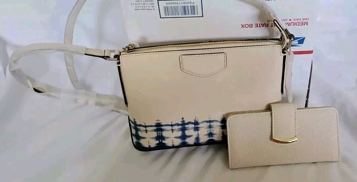DKNY Crossbody Sullivan Tie Dye  Purse and Wallet, Rare