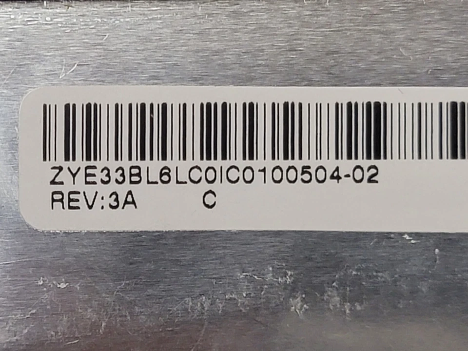 TOSHIBA SATELLITE L655-S5101 Gris LCD CUBIERTA TRASERA 33BL6LC0I001 (B) #4051 Foto 3 de 3