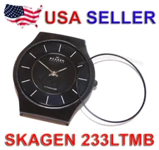 Double Dome Crystal Glass Compatible with Skagen Watch 233LTMB, 233LTMR, 233LTMN