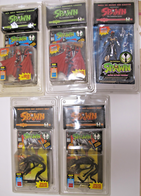 SPAWN the Animated vol.1-3 Japan Limited EDITION VHS Warm Head Set