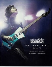 Ernie Ball Music Man Guitars - ST. VINCENT Signature Model - 2015 Print Ad