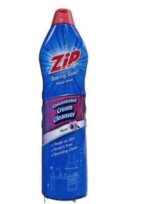 Zip Baking Soda Power Boost Concentrated Cream Cleanser Floral
