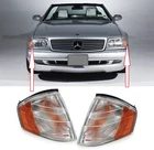 PAIR FRONT TURN INDICATOR LIGHT LAMPS fits MERCEDES-BENZ R129 SL CLASS 1989-2001