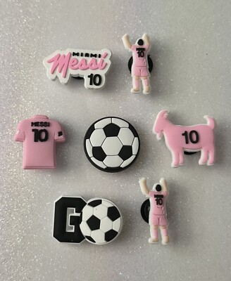 croc charms Messi 7pc Set New Read Description
