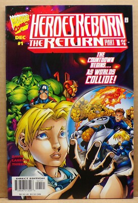 Heroes Reborn: The Return #1b, 2b, 3, 4b--4 items total --1997--