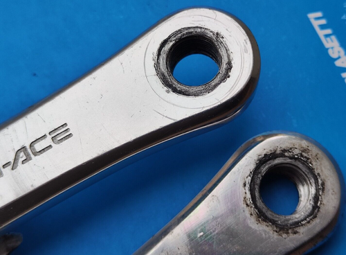 SHIMANO DURA ACE KURBELGARNITUR FC-7400 170 JH VIA JAPAN GUARNITURA BICI VINTAGE - Bild 16 von 24