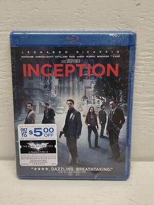 Inception (Blu-ray Disc, 2010) Sealed. Starring Leonardo DiCaprio, Conspiracies 