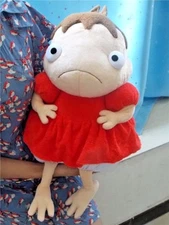 HUGE 21" PONYO SULLA SCOGLIERA UMANA Plush Studio Ghibli on the Cliff by the Sea