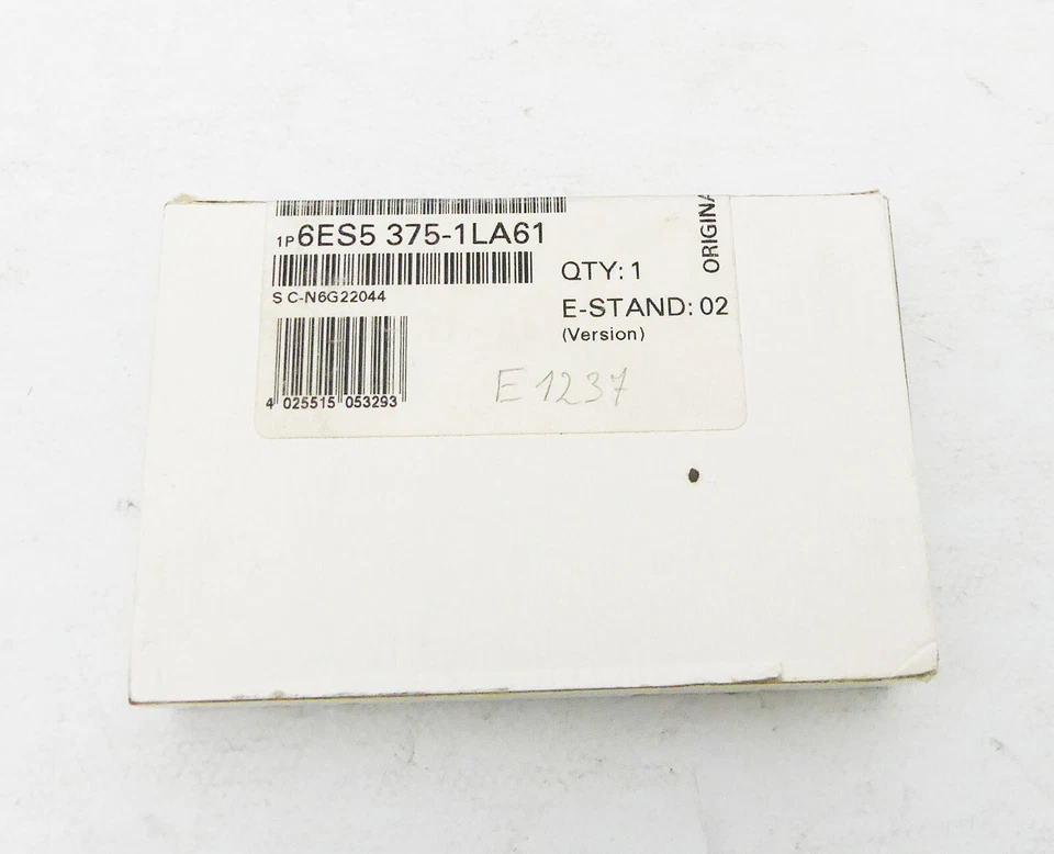 SIEMENS SIMATIC S5 6ES5375-1LA61 6ES5 375-1LA61 Vers. 02 -unused- - Bild 3 von 3