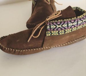 embroidered moccasins