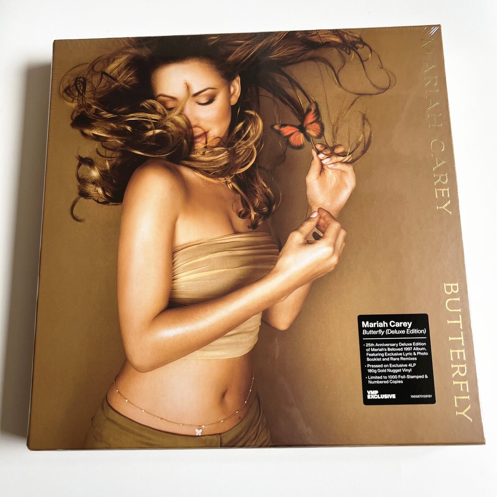 Mariah Carey VMP Butterfly 25th Anniversary Deluxe 4xLP GOLD Vinyl Boxset  Sealed