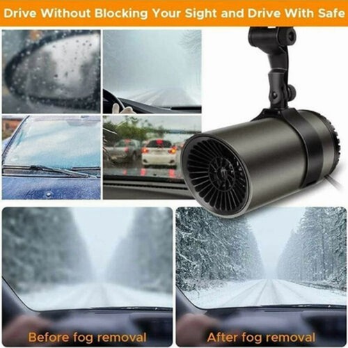 12V 150W Car Heater Portable Car Windshield Defroster Defogger w/ Suction Holder - Picture 8 of 10