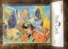 8 Leanin Tree Note Cards Lots of SELFIE TROPICAL FISH, Clownfish, Sea Turtle