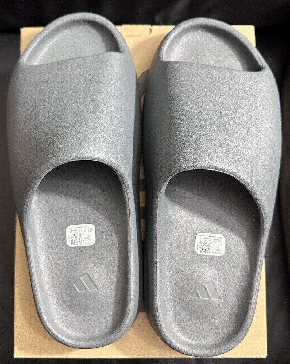 Sizes 12 & 13 Adidas Yeezy Slide Slate Grey ID2350 Men's Sizes 12 & 13 Adidas Yeezy Slide Slate Grey ID2350 Men's