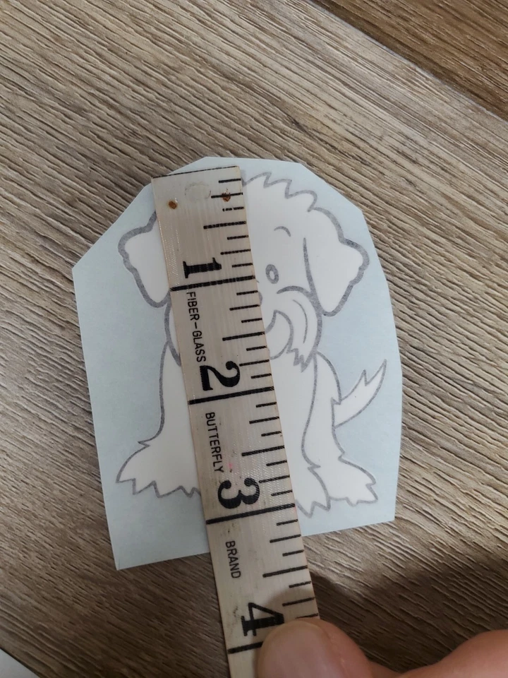 Adesivo para cachorro maltês 3m Scotchcal - Imagem 3 de 3