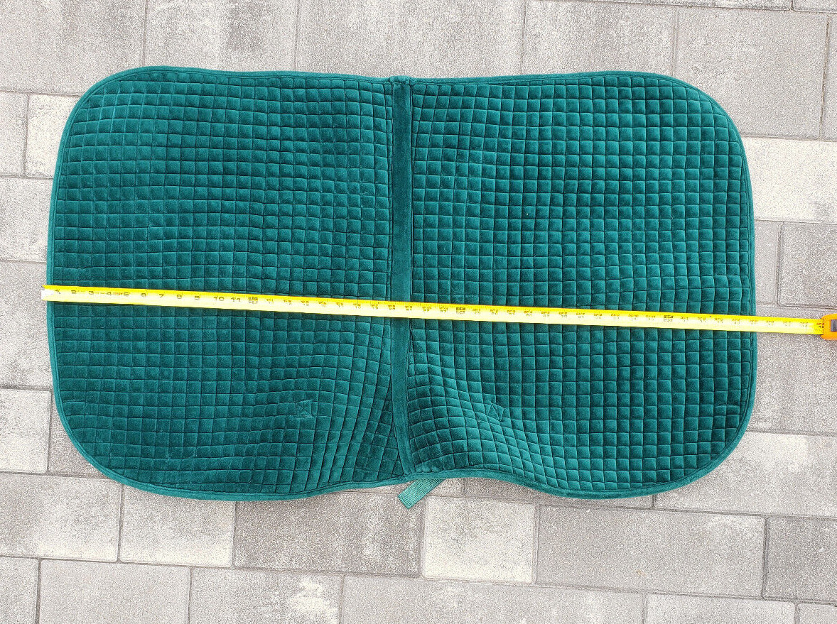 Tapis De Selle Quilté En Coton PRI Pour Dressage - Taille 21" (Épine) X 30" (Longueur) - Occasion