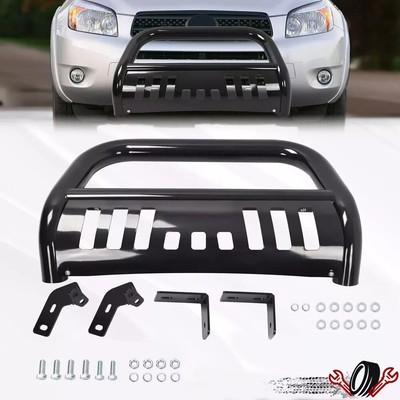 Fits For Toyota RAV4 2006-2016 3'' Black Bull Bar Push Brush Bumper Grille Guard