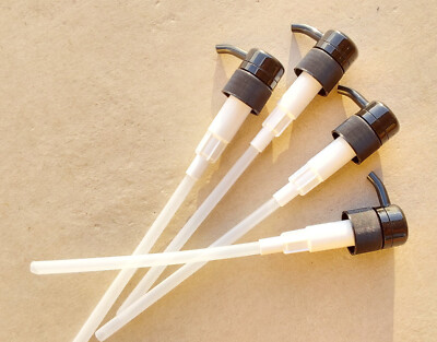 4 x Pumpspender, Flüssigseifen- & Lotionspender Pumpersatz. 28 mm Hals.