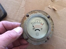 Vintage US Gauge Co NY Amp Guage 2 1/2” Steampunk Federal