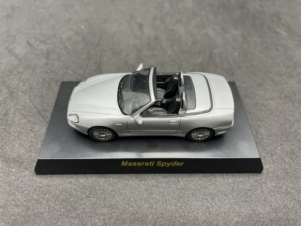 Kyosho 1/64 Maserati collection Spyder silver diecast model car