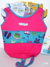 SWIMSCHOOL 2 PIECE SWIM TRAINER  SWIMSUIT 20-33 LBS 2 YRS UNDER CHILD GIRLS