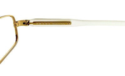 PRADA SPR53E 5AK-7H1 55mm Gold Frost Clear Eyeglasses Sunglasses