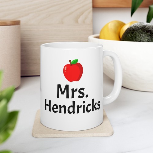 Mrs. Hendricks of Personalized School director taza regalo para director - Imagen 13 de 22