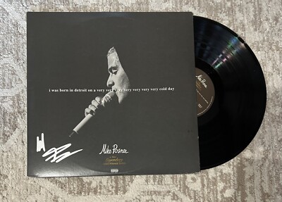 MIKE POSNER SIGNED I WAS BORN IN DETROIT ON A VERY COLD DAY VINYL - BECKETT COA